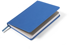 Ежедневник недатированный Campbell, А5,  синий ройал, белый блок