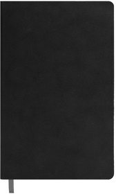 Бизнес-блокнот ALFI, A5, черный, мягкая обложка, в линейку