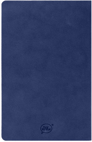 Бизнес-блокнот ALFI, A5, синий, мягкая обложка, в линейку
