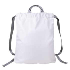 Рюкзак RUN, белый, 48х40см, 100% нейлон