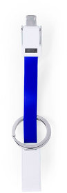 Компактный универсальный кабель для зарядки DUO-CAB, синий