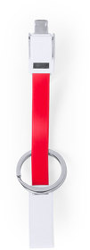 Компактный универсальный кабель для зарядки DUO-CAB, красный