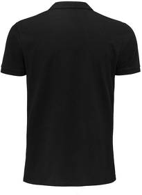 Рубашка поло мужская PLANET MEN, черный, 100% органический хлопок, 170 г/м2