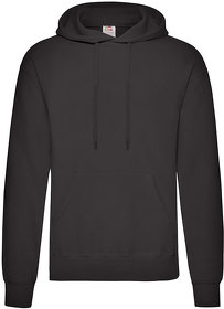 Толстовка мужская с начесом "Сlassic Hooded Sweat", черный, 80% х/б, 20% п/э, 280 г/м2 (H622080.36)