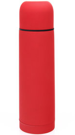Термос вакуумный "Flask",сталь с покрытием софт тач, красный, 500 мл. (H344875/08)