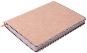 Ежедневник недатированный Montrose, А5,  светло-коричневый, кремовый блок, графитовый срез (H24611/12)