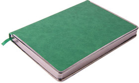 Ежедневник недатированный Montrose, А5,  зеленый, кремовый блок, графитовый срез (H24611/15)