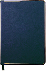 Ежедневник недатированный Montrose, А5,  темно-синий, кремовый блок, графитовый срез
