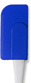 Лопатка кулинарная KERMAN, синий, 3,5х23х1см, силикон, пластик