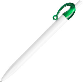 JOCKER, ручка шариковая, зеленый/белый, пластик (H408/94)