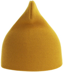 Шапка YALA, вязаная, 100%  органический хлопок, горчичный