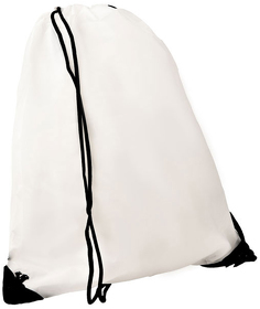 Рюкзак "Promo"; белый; 33х38,5х1см; полиэстер; шелкография (H8413/01)