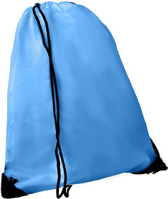 H8413/22 - Рюкзак "Promo"; голубой; 33х38,5х1см; полиэстер; шелкография