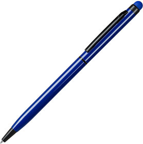 H1104/24 - TOUCHWRITER  BLACK, ручка шариковая со стилусом для сенсорных экранов, синий/черный, алюминий