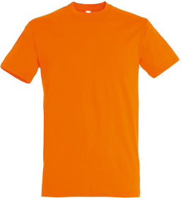 H711380.400 - Футболка мужская REGENT, оранжевый, 100% х/б, 150 г/м2