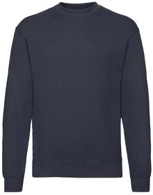 Свитшот с начесом "Classic Set-In Sweat", глубокий темно-синий, 80% х/б 20% полиэстер, 280 г/м2 (H622020.AZ)