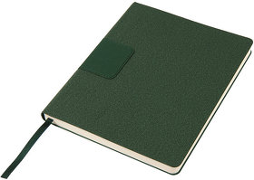 Бизнес-блокнот "Tweedi", 150х180 мм, темно-зеленый, кремовая бумага, гибкая обложка, в линейку (H21217/17)