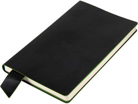 Бизнес-блокнот "Trendi", 130*210 мм, черно-зеленый, мягкая обложка, в линейку (H21229/35/15)