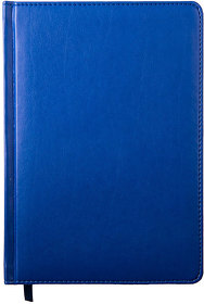 Ежедневник недатированный Anderson, А5,  синий, белый блок