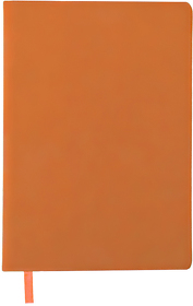 Ежедневник недатированный Pulpy, А5,  оранжевый, кремовый блок, оранжевый срез