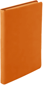 Ежедневник недатированный Pulpy, А5,  оранжевый, кремовый блок, оранжевый срез