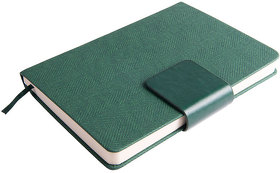 Ежедневник недатированный Mod, А5, зеленый, кремовый блок (H24713/15)