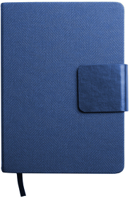 Ежедневник недатированный Mod, А5, синий, кремовый блок