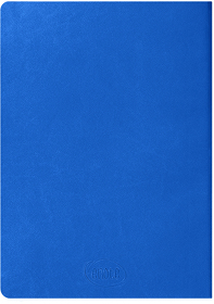 Ежедневник недатированный Tony, А5, глубокий синий, кремовый блок в клетку
