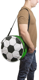 Сумка футбольная; зеленый, D36 cm; 600D полиэстер