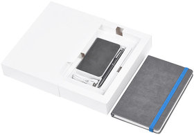 Набор Power Box: Универсальный аккумулятор (5000mAh), блокнот и ручка в подарочной коробке, шт