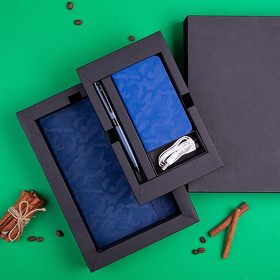 Набор Power Box: Универсальный аккумулятор (5000mAh), блокнот и ручка в подарочной коробке, шт