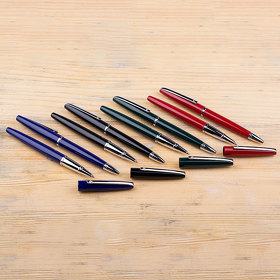 DELICATE, ручка-роллер, темно-зеленый/хром, металл