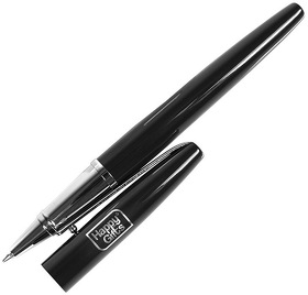 DELICATE, ручка-роллер, черный/хром, металл
