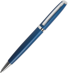 PEACHY, ручка шариковая, синий/хром, алюминий, пластик