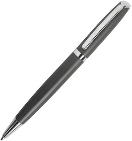 PEACHY, ручка шариковая, темно-серый/хром, алюминий, пластик