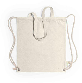 Рюкзак FENIN, бежевый, 42 x 38 см, 100% переработанный хлопок, 140 г/м2