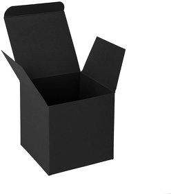 Коробка подарочная CUBE; 9*9*9 см; черный