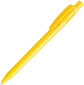 H161/120 - Ручка шариковая TWIN SOLID, желтый, пластик