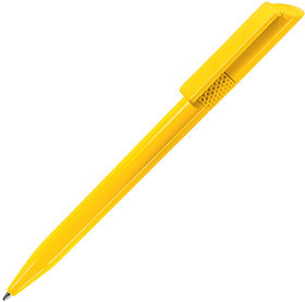 Ручка шариковая TWISTY, желтый, пластик
