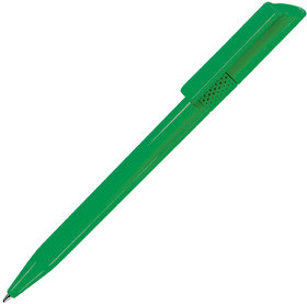 Ручка шариковая TWISTY, зеленый, пластик