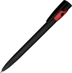 Ручка шариковая KIKI ECOLINE, черный/красный, экопластик
