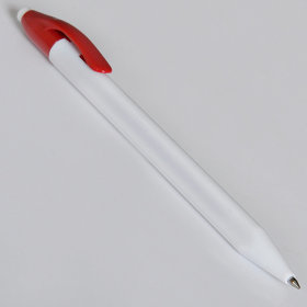 N1, ручка шариковая, красный/белый, пластик