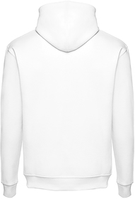 Толстовка мужская с капюшоном PHOENIX, белый, 50% хлопок, 50 полиэстер, плотность 320 г/м2