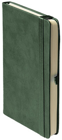Ежедневник недатированный Starry , А5, темно-зеленый, кремовый блок