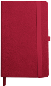 Ежедневник недатированный Starry , А5, красный, кремовый блок
