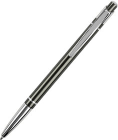 SHAPE, ручка шариковая, темно-серый/хром, анодированный алюминий/пластик