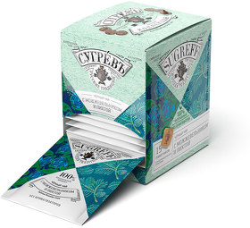 Чай черный с можжевельником и пихтой в индивидуальном саше конверте, 15 пакетиков (H90021/2)