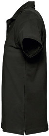 Рубашка поло мужская SPRING II,черный,2XL,100% хлопок, 210/м2