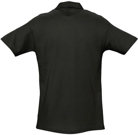 Рубашка поло мужская SPRING II,черный,2XL,100% хлопок, 210/м2