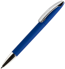 H29443/25 - Ручка шариковая VIEW, синий, покрытие soft touch, пластик/металл